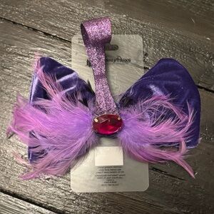 Disney Yzma Purple Feathered Hair Bow